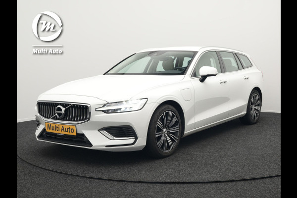 Volvo V60 T6 Recharge AWD Inscription Plug In Hybrid 340pk Dealer O.H PHEV | Adaptive Cruise | Lederen Sportstoelen Memory | Harman Kardon | BLIS | Camera | Keyless | Pilot Assist | Apple Carplay |