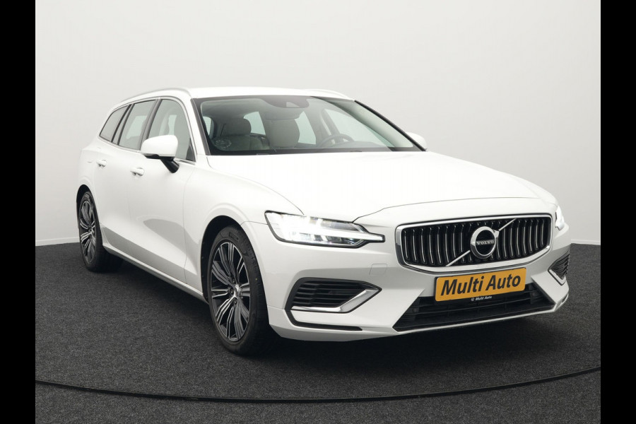 Volvo V60 T6 Recharge AWD Inscription Plug In Hybrid 340pk Dealer O.H PHEV | Adaptive Cruise | Lederen Sportstoelen Memory | Harman Kardon | BLIS | Camera | Keyless | Pilot Assist | Apple Carplay |