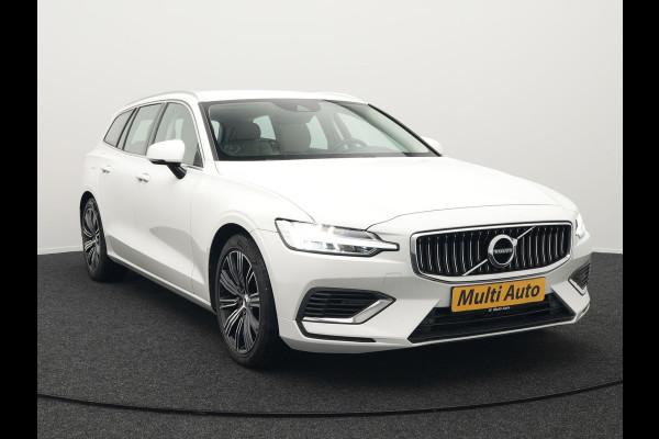 Volvo V60 T6 Recharge AWD Inscription Plug In Hybrid 340pk Dealer O.H PHEV | Adaptive Cruise | Lederen Sportstoelen Memory | Harman Kardon | BLIS | Camera | Keyless | Pilot Assist | Apple Carplay |