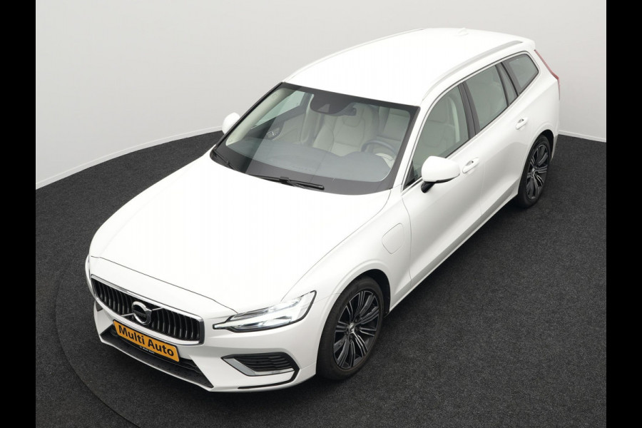 Volvo V60 T6 Recharge AWD Inscription Plug In Hybrid 340pk Dealer O.H PHEV | Adaptive Cruise | Lederen Sportstoelen Memory | Harman Kardon | BLIS | Camera | Keyless | Pilot Assist | Apple Carplay |