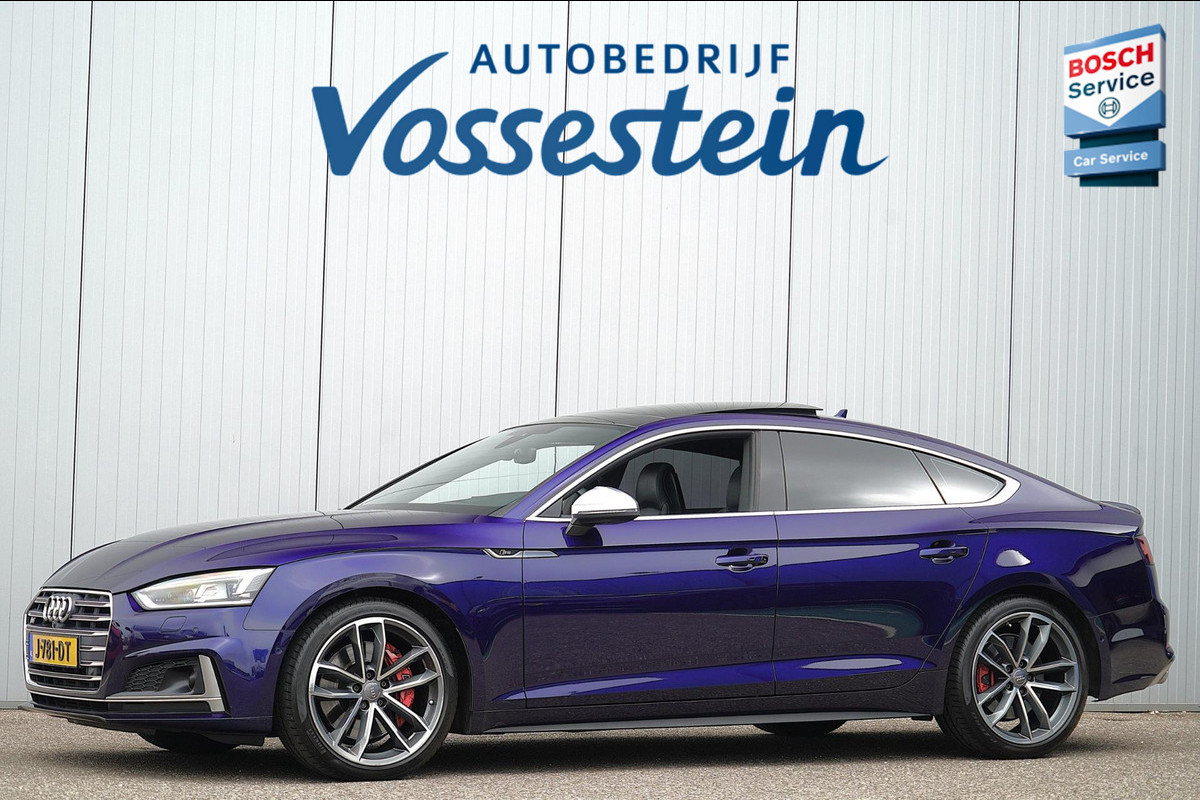 Audi A5 Sportback 3.0 TFSI S5 quattro Pro Line Plus / Pano / B&O / Carbon / Head-Up / Elektr. Trekhaak / 149dkm! Audi A5 Sportback 3.0 TFSI S5 quattro Pro Line Plus / Pano / B&O / Carbon / Head-Up / Elektr. Trekhaak / 149dkm!