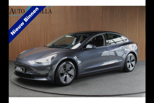 Tesla Model 3 RWD ACC Autopilot Stuurverwarm. PDC Leer Navi Panoramadak 360° Elektr. achterklep Stoelverwarming voor & achter Climate voor & achter LM velgen BTW auto! Nieuw!