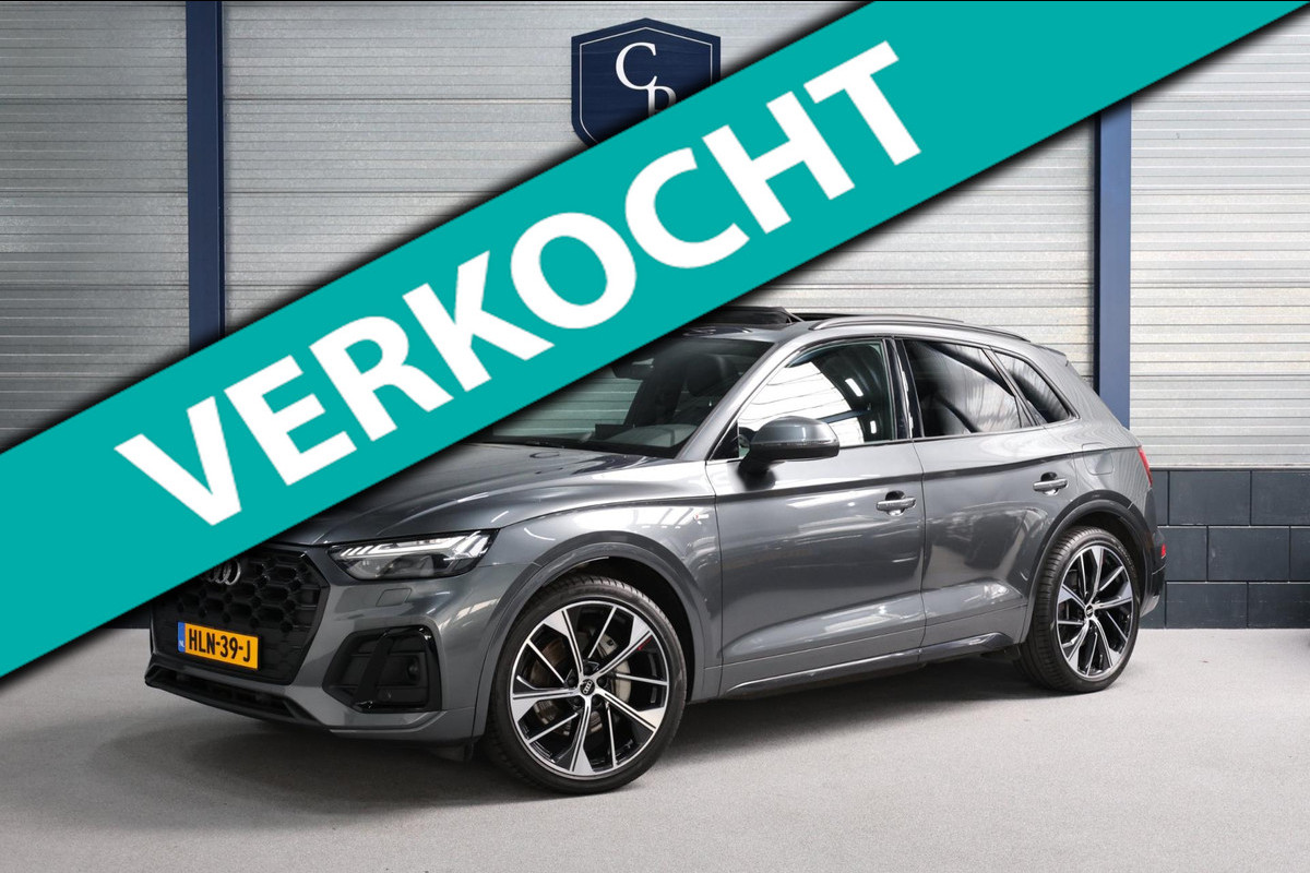 Audi Q5 50 TFSI e S edition 3x S-line LED/VIRTUAL/B&O/SFEER/PANO/ALCANTARA+S.VERWARMING/21" LMV/CAM/ACC/ECC/12 MND GARANTIE! Audi Q5 50 TFSI e S edition 3x S-line LED/VIRTUAL/B&O/SFEER/PANO/ALCANTARA+S.VERWARMING/21" LMV/CAM/ACC/ECC/12 MND GARANTIE!