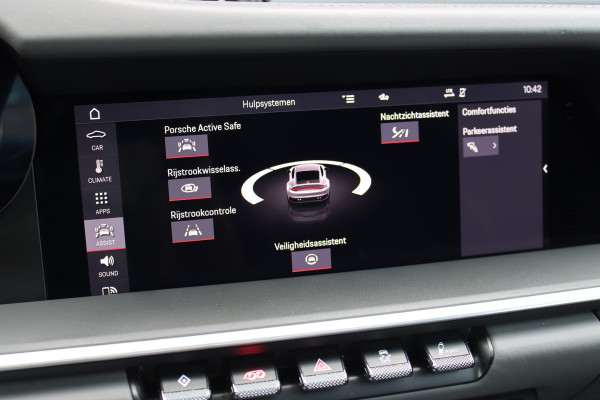 Porsche 911 992 3.0 Carrera 4S | 4-Wielbesturing | Panoramadak | Sport-Chrono | PASM | Burmester High-End | Surround Camera | Stoelventilatie- en verwarming | Night Vision |