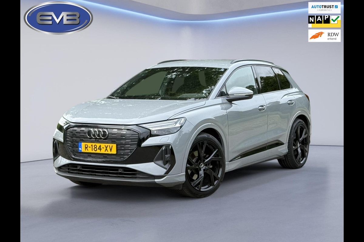 Audi Q4 e-tron 35 S edition 55 kWh, 2 x s-line, 21 inch, kieselgrijs, camera,1 e eigenaar. Nederlandse auto met nationale auto pas Audi Q4 e-tron 35 S edition 55 kWh, 2 x s-line, 21 inch, kieselgrijs, camera,1 e eigenaar. Nederlandse auto met nationale auto pas