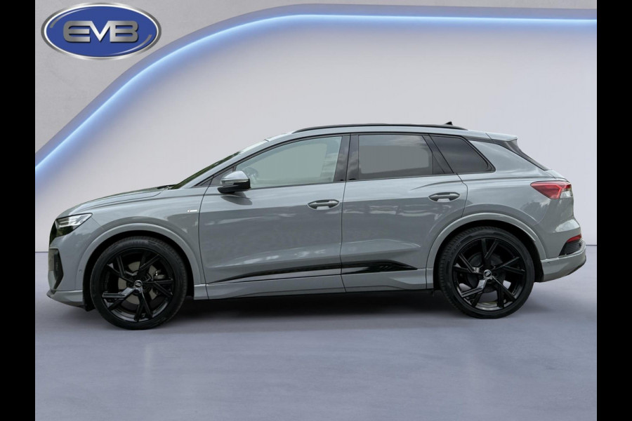 Audi Q4 e-tron 35 S edition 55 kWh, 2 x s-line, 21 inch, kieselgrijs, camera,1 e eigenaar. Nederlandse auto met nationale auto pas