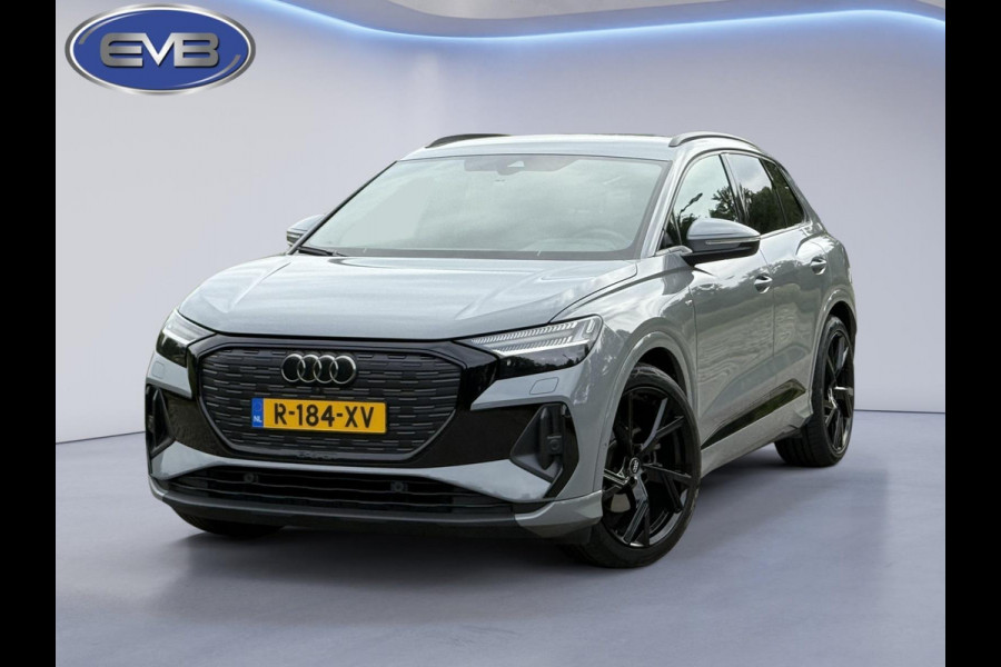 Audi Q4 e-tron 35 S edition 55 kWh, 2 x s-line, 21 inch, kieselgrijs, camera,1 e eigenaar. Nederlandse auto met nationale auto pas