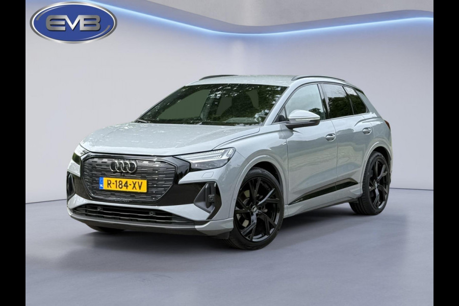 Audi Q4 e-tron 35 S edition 55 kWh, 2 x s-line, 21 inch, kieselgrijs, camera,1 e eigenaar. Nederlandse auto met nationale auto pas