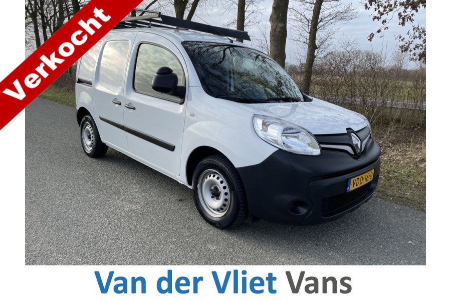 Renault Kangoo 1.5 dCi 90pk E6 R-link BPM Vrij! Lease €142 p/m, Airco, Navi, PDC, Trekhaak, Imperiaal, Schuifdeur, Volledig onderhoudshistorie aanwezig