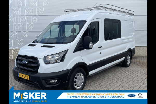 Ford Transit 330 2.0 TDCI 130pk L3H2 DC DUBBELCABINE Trend! TREKHAAK! NAVI! I