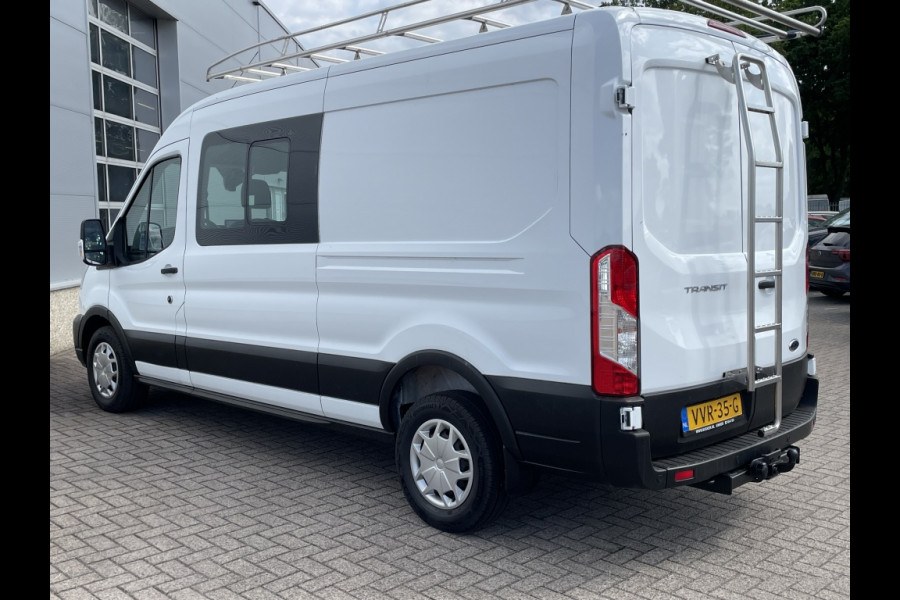 Ford Transit 330 2.0 TDCI 130pk L3H2 DC DUBBELCABINE Trend! TREKHAAK! NAVI! I