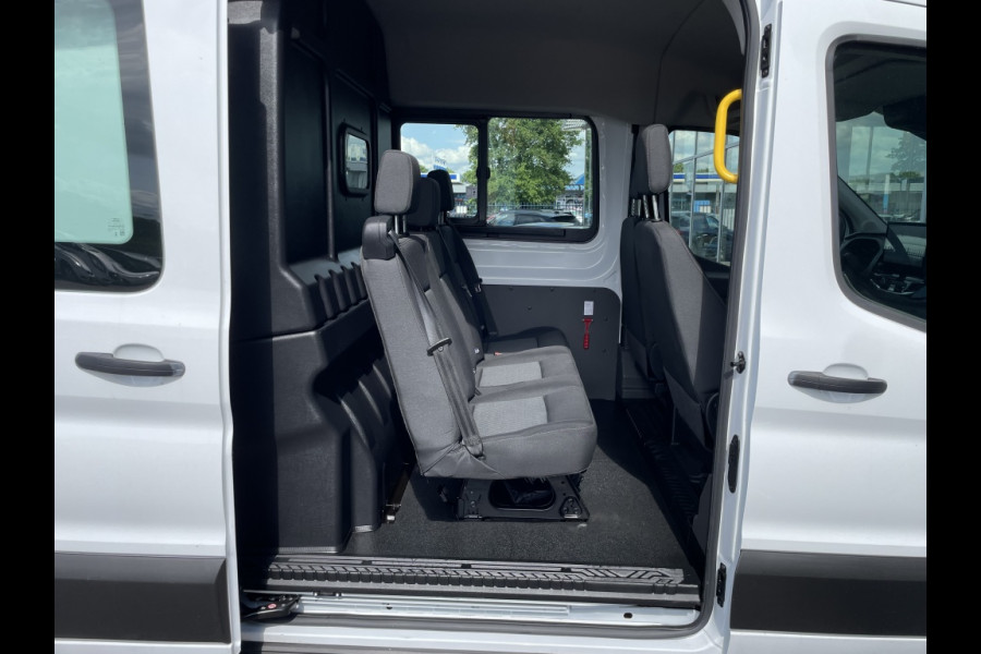 Ford Transit 330 2.0 TDCI 130pk L3H2 DC DUBBELCABINE Trend! TREKHAAK! NAVI! I