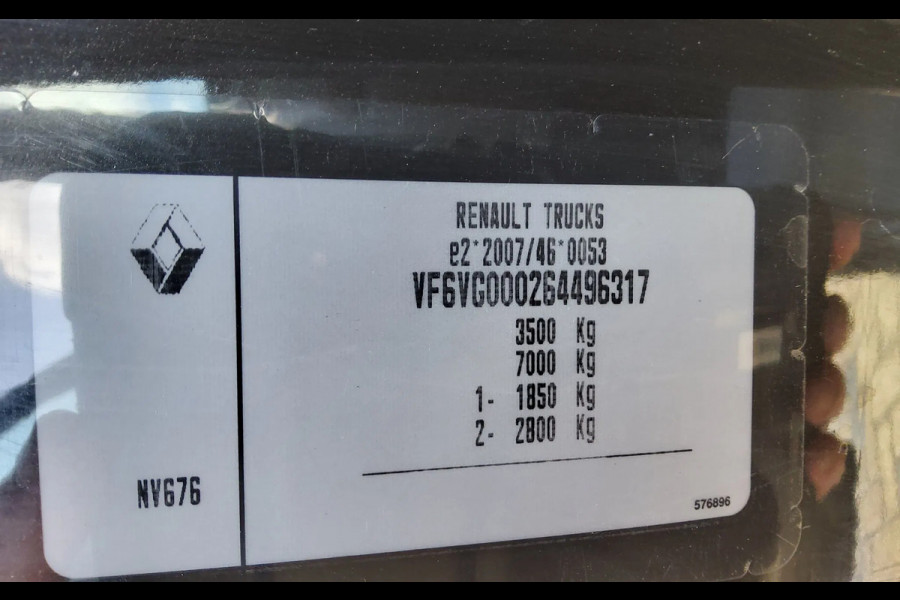 Renault Master 165.35 BE COMBI 3500 PLUS - EURO 6 - LAADVERMOGEN 3068 KG.