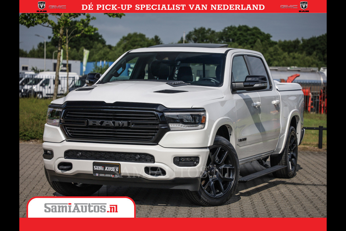 Dodge Ram 1500 Laramie Night Edition | 5.7V8 4X4 | Sport Line met Panorama dak en Camera en veel meer | Luxe Leder | Comfortabele Dubbele Cabine met Royale 5 Zitplaatsen | Dodge Ram 1500 Laramie Night Edition | 5.7V8 4X4 | Sport Line met Panorama dak en Camera en veel meer | Luxe Leder | Comfortabele Dubbele Cabine met Royale 5 Zitplaatsen |
