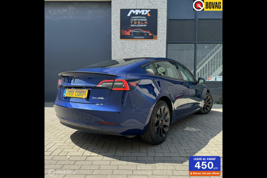 Tesla Model 3 Long Range 78kwh BLAUW MMX PACK