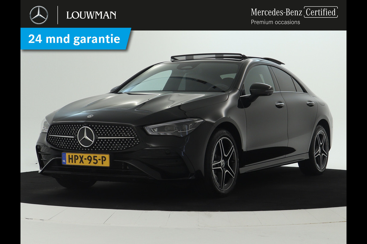 Mercedes-Benz CLA-Klasse 250 e AMG Line | AMG Line | Panorama Schuif-Kanteldak | NIght Pakket | Sfeerverlichting | Trekhaak | Inclusief 24 maanden MB Certified garantie voor Europa.