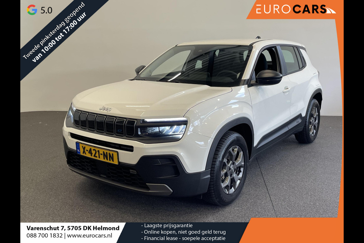 Jeep Avenger Longitude 54 kWh Business Epowertrain Navigatie Apple Carplay/ Android Auto Parkeersensor achter Cruise Control Stoelverwarming Full LED Virtual Cockpit Climate Control Jeep Avenger Longitude 54 kWh Business Epowertrain Navigatie Apple Carplay/ Android Auto Parkeersensor achter Cruise Control Stoelverwarming Full LED Virtual Cockpit Climate Control