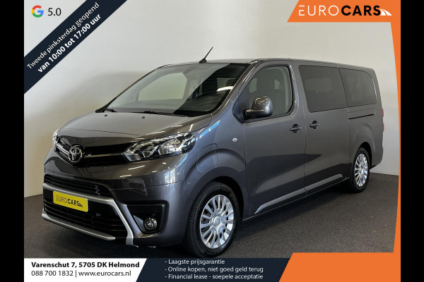 Toyota PROACE Electric Shuttle Long Extra Range Cool 75 kWh 9 pers. Navigatie Apple Carplay/Android Auto Parkeersensoren Cruise Control Lichtmetalen velgen Getinte ramen Airco