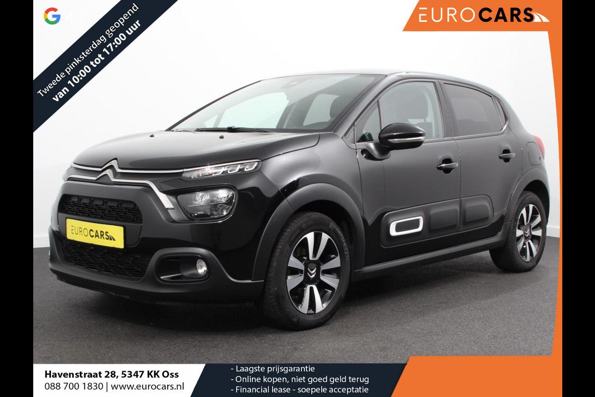 Citroën C3 1.2 PureTech Max Automaat Airco Navigatie d.m.v.Apple carplay / Android Auto Parksensoren Lichtmetalen Velgen Citroën C3 1.2 PureTech Max Automaat Airco Navigatie d.m.v.Apple carplay / Android Auto Parksensoren Lichtmetalen Velgen