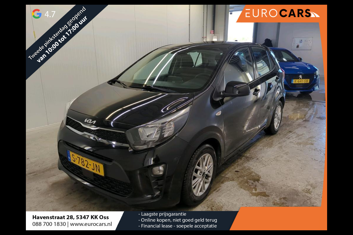 Kia Picanto 1.0 DPi DynamicLine Navigatie Apple Carplay/Android Auto Camera Cruise Control Lichtmetalen velgen Airco Kia Picanto 1.0 DPi DynamicLine Navigatie Apple Carplay/Android Auto Camera Cruise Control Lichtmetalen velgen Airco