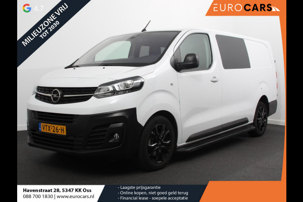 Opel Vivaro 145pk L3H1 Dubbele Cabine Sport Edition Navigatie Climate Control Trekhaak Trekhaak Parkeer sensoren Lichtmetalen Velgen