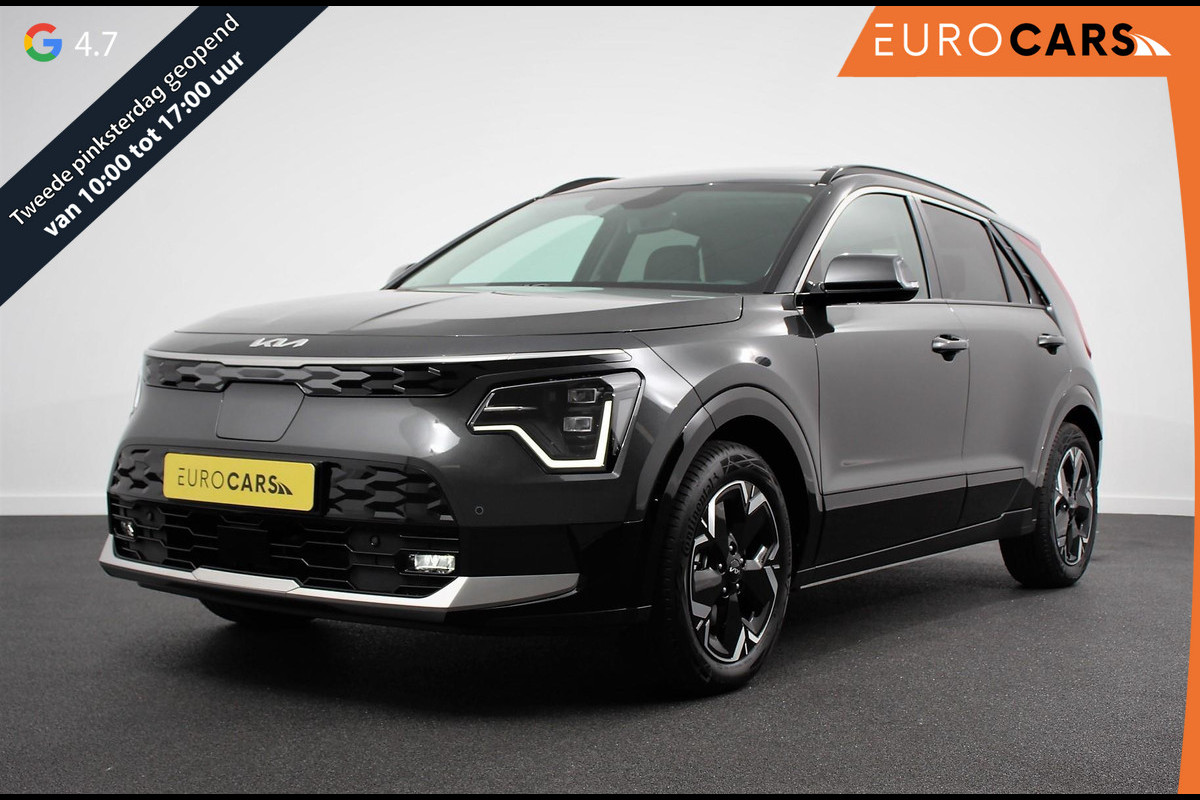 Kia Niro EV DynamicPlusLine 64.8 kWh Navigatie Half Leder Schuif-kantel dak Electrisch bedienbare achterklep DAB Led Camera Extra Getint Glas Lichtmetalen Velgen Kia Niro EV DynamicPlusLine 64.8 kWh Navigatie Half Leder Schuif-kantel dak Electrisch bedienbare achterklep DAB Led Camera Extra Getint Glas Lichtmetalen Velgen