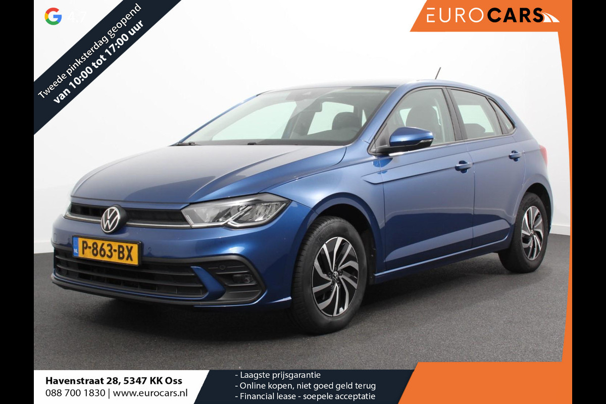 Volkswagen Polo 1.0 TSI Life Nieuw model Navigatie Digitale Cockpit Airco Parkeer sensoren V+A | LED Lichtmetalen Velgen