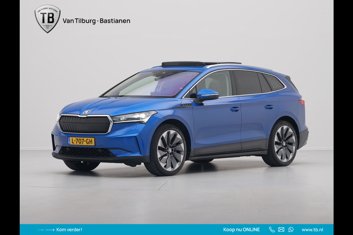 Škoda ENYAQ iV 80 First Edition High Panorama Navigatie Wegkl. trekhaak Stoelmemory Carplay 360 Camera Škoda ENYAQ iV 80 First Edition High Panorama Navigatie Wegkl. trekhaak Stoelmemory Carplay 360 Camera