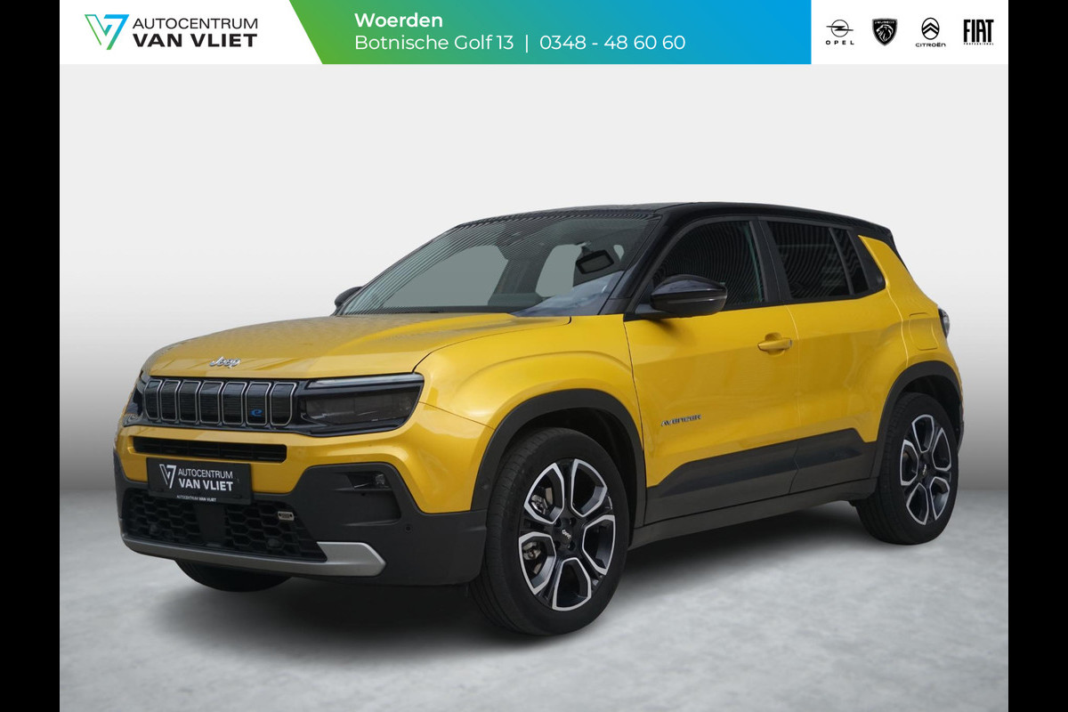 Jeep Avenger Summit 54 kWh | 180° camera | Stoelverwarming | Carplay | Keyless Jeep Avenger Summit 54 kWh | 180° camera | Stoelverwarming | Carplay | Keyless