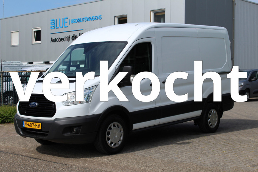 Ford Transit 350 2.0 TDCI 170PK Euro6 4x4 L2H2 Trend Plus AWD ✓ 4WD ✓ Dealer onderhouden ✓ 2x schuifdeur