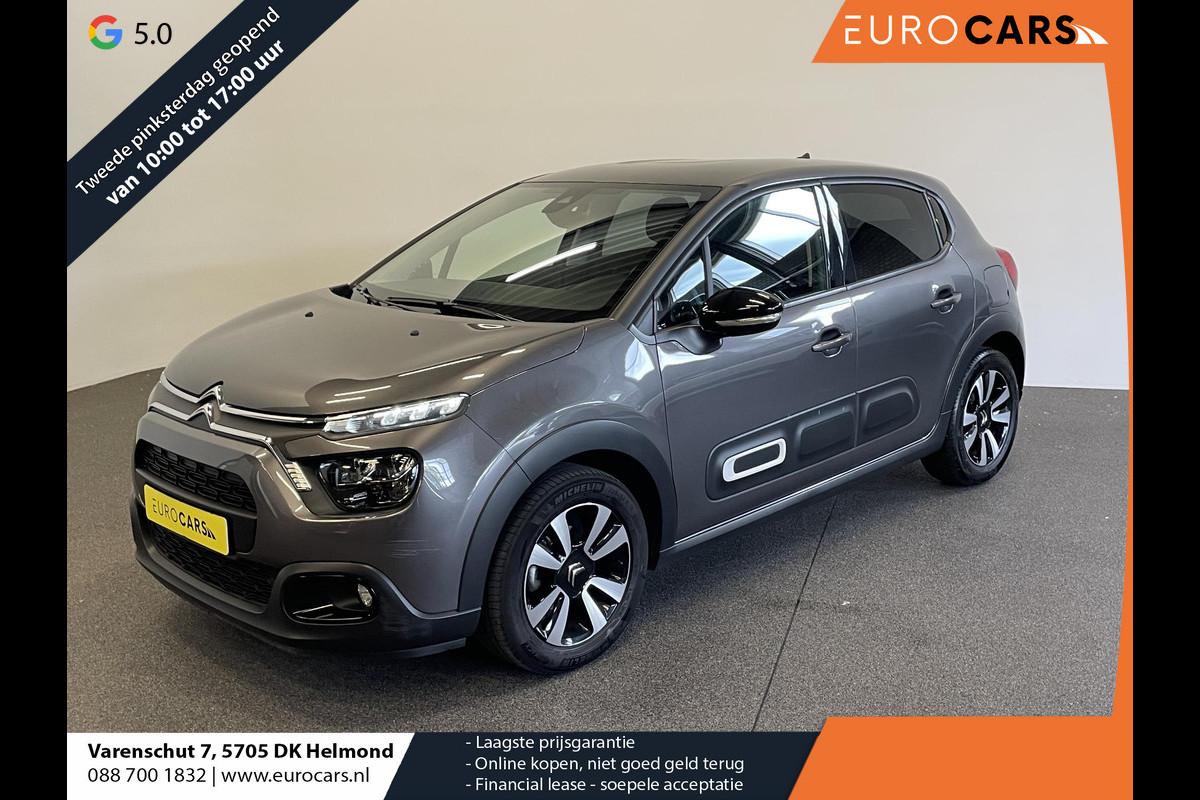 Citroën C3 1.2 PureTech Max Automaat Airco Navigatie d.m.v.Apple carplay / Android Auto Parksensoren Lichtmetalen Velgen Citroën C3 1.2 PureTech Max Automaat Airco Navigatie d.m.v.Apple carplay / Android Auto Parksensoren Lichtmetalen Velgen