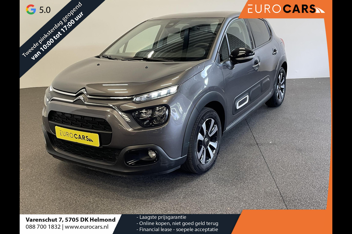 Citroën C3 1.2 PureTech Max Automaat Airco Navigatie d.m.v.Apple carplay / Android Auto Parksensoren Lichtmetalen Velgen Citroën C3 1.2 PureTech Max Automaat Airco Navigatie d.m.v.Apple carplay / Android Auto Parksensoren Lichtmetalen Velgen