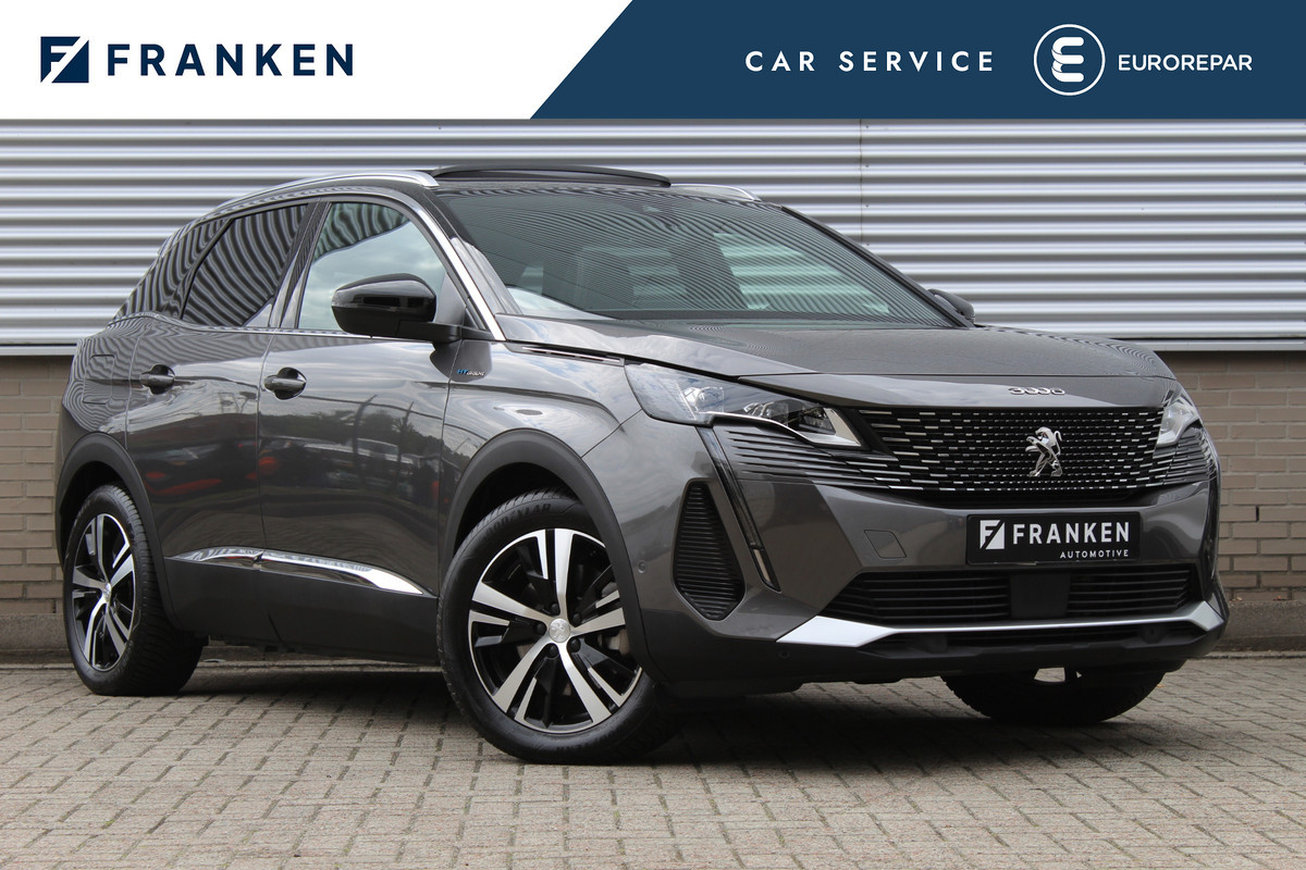 Peugeot 3008 1.6 HYbrid4 300PK GT | Trekhaak | BLIS | Panoramadak | Adaptieve Cruise | Led | Navigatie Peugeot 3008 1.6 HYbrid4 300PK GT | Trekhaak | BLIS | Panoramadak | Adaptieve Cruise | Led | Navigatie