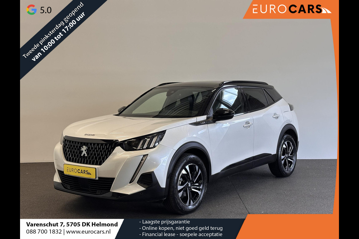 Peugeot 2008 1.2 PureTech 130 GT Black Style Airco ECC Navi Carplay Cruise Control PDC VA + Camera Full LED 17" LM Velgen Peugeot 2008 1.2 PureTech 130 GT Black Style Airco ECC Navi Carplay Cruise Control PDC VA + Camera Full LED 17" LM Velgen