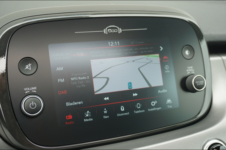 Fiat 500X 130PK HYBR. SPORT CABRIO AUTOMAAT ADAPTVE | KEYLESS | NAVI!