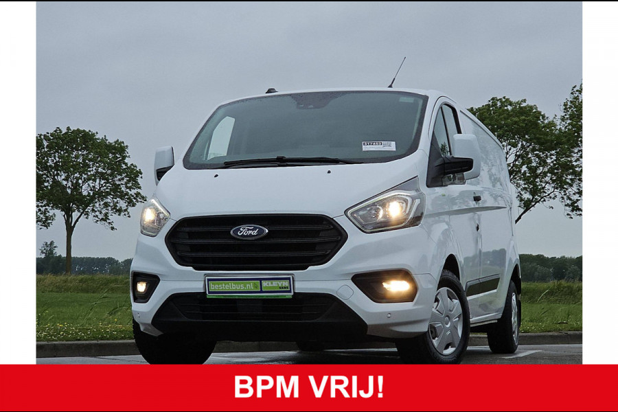 Ford Transit Custom 300 2.0 TDCI L2H1 Trend Navi Euro6 Airco Euo6 3-Zits Oh-Historie 1e Eigenaar!