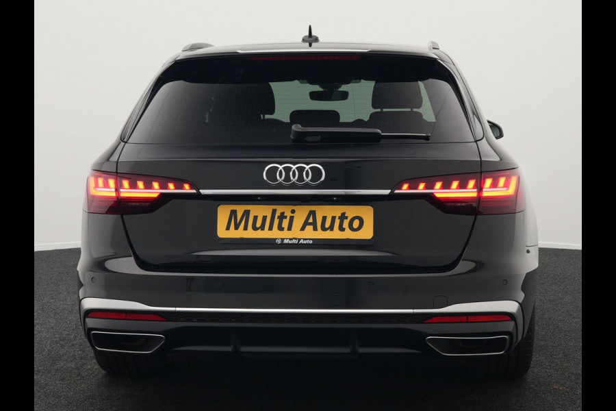 Audi A4 Avant 35 TFSI S Line 2.0 TFSI 150pk | Trekhaak af Fabriek | Adaptive Cruise | Apple Carplay | Sportstoelen Verwarmd | 18"L.M | BLIS | Virtual |