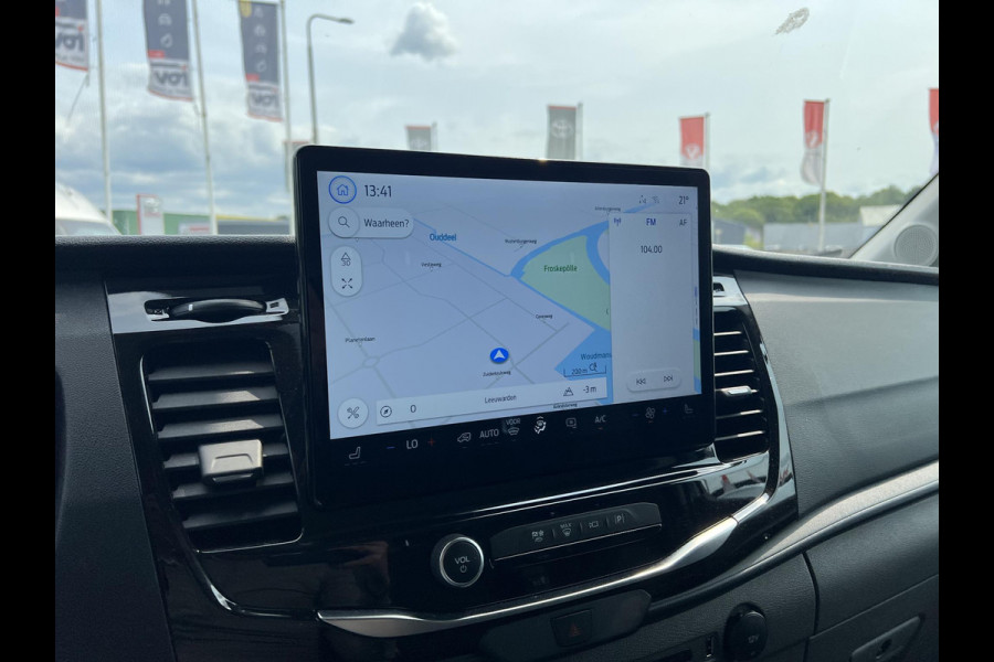 Ford E-Transit 350 L3H3 Trend 68 kWh Zuid | 184pk | Pro Power on board | Navigatie | Hoog Dak | Adaptieve Cruise | Digitale binnenspiegel | Keyless entry | Laadruimte bescherming | All season banden | Reservewiel | Perimetrisch alarm