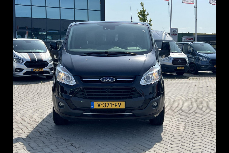 Ford Transit Custom 290 2.0 TDCI L1H1 Limited DC 170pk Zuid | Dubbele Cabine | Automaat | Leer | Stoelverwarming | Camera achter | Dubbele schuifdeur |