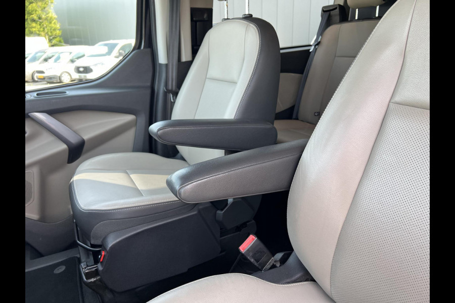 Ford Transit Custom 290 2.0 TDCI L1H1 Limited DC 170pk Zuid | Dubbele Cabine | Automaat | Leer | Stoelverwarming | Camera achter | Dubbele schuifdeur |