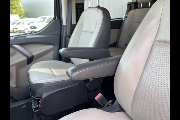 Ford Transit Custom 290 2.0 TDCI L1H1 Limited DC 170pk Zuid | Dubbele Cabine | Automaat | Leer | Stoelverwarming | Camera achter | Dubbele schuifdeur |