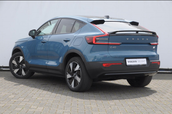 Volvo C40 Single Motor Extended Range Ultimate 82 kWh / Adaptieve cruise control / Parkeersensoren met 360 camera / Apple carplay / Keyless entry / Elektrische achterklep / Stoel - en stuurwielverwarming / Elektrische stoelen met geheugen / Harman Kardon audio