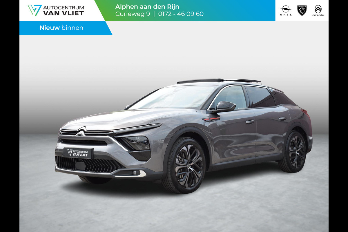 Citroën C5 X 1.6 Plug-in Hybrid 225 Hypnos LEREN BEKLEDING | SCHUIF- KANTELDAK | ACHTERUITRIJCAMERA MET SENSOREN | E.C.C. | NAVI + CARPLAY | Citroën C5 X 1.6 Plug-in Hybrid 225 Hypnos LEREN BEKLEDING | SCHUIF- KANTELDAK | ACHTERUITRIJCAMERA MET SENSOREN | E.C.C. | NAVI + CARPLAY |