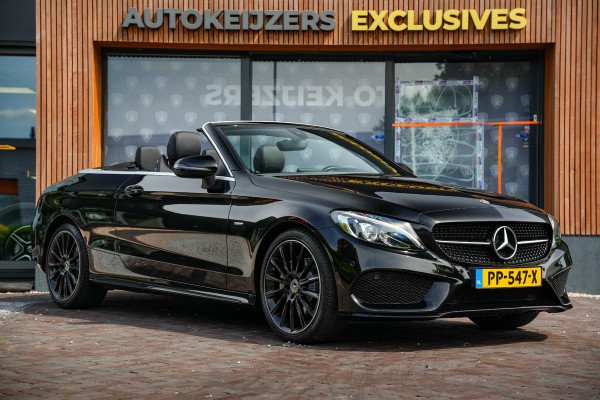 Mercedes-Benz C-Klasse Cabrio 180 Edition 1 AMG Airscarf Stoelverw. Navi Leer/Alcantara 19''LM