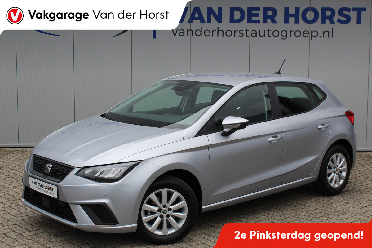 Seat Ibiza 1.0-96pk TSI Style. NIEUWSTE MODEL. In nieuwstaat ! Volautm. airco, camera, elektr ramen v+a, LED verlichting, stoelverwarming, metallic lak, Isofix, LM wielen, Apple Carplay / Android auto etc. Seat Ibiza 1.0-96pk TSI Style. NIEUWSTE MODEL. In nieuwstaat ! Volautm. airco, camera, elektr ramen v+a, LED verlichting, stoelverwarming, metallic lak, Isofix, LM wielen, Apple Carplay / Android auto etc.