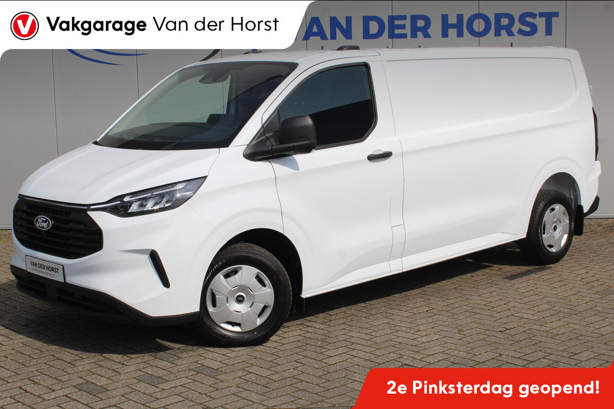 Ford Transit Custom 300 2.0-136pk EcoBlue L2H1 Trend. Overtuig u van de kwaliteiten van dit nieuwe model Ford Transit Custom ! Camera, LED koplampen, Cruise Control, Aut. Airco, App Connect, Winterpack