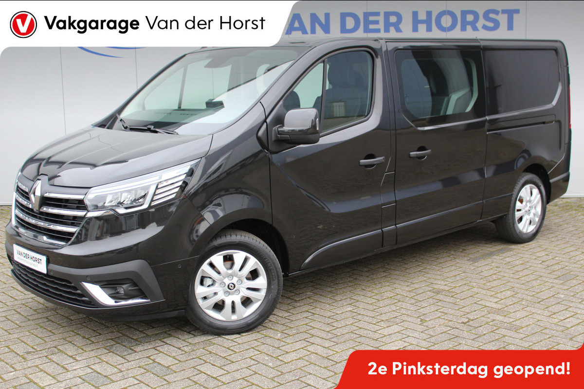 Renault Trafic 2.0-170pk dCi T29 L2H1 Luxe dubbele cabine AUTOMAAT. Luxe Renault Trafic dubbele cabine. Airco, navigatie, telefoonvoorb., metallic lak, LM wielen, schuifdeur li.+re., armsteunen li.+re voor, Isofix etc, etc Renault Trafic 2.0-170pk dCi T29 L2H1 Luxe dubbele cabine AUTOMAAT. Luxe Renault Trafic dubbele cabine. Airco, navigatie, telefoonvoorb., metallic lak, LM wielen, schuifdeur li.+re., armsteunen li.+re voor, Isofix etc, etc