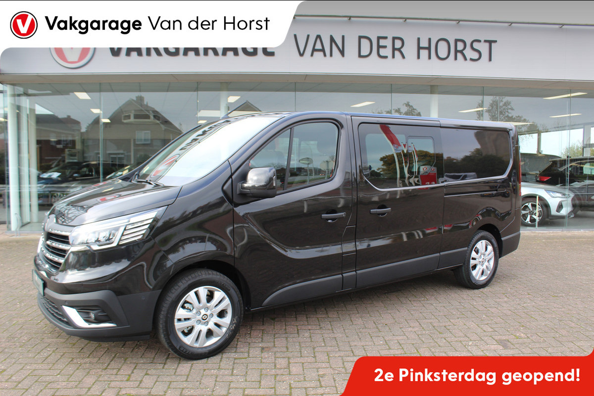 Renault Trafic 2.0-170pk dCi T29 L2H1 Luxe dubbele cabine AUTOMAAT. Luxe Renault Trafic dubbele cabine. Airco, navigatie, telefoonvoorb., metallic lak, LM wielen, schuifdeur li.+re., armsteunen li.+re voor, Isofix etc, etc Renault Trafic 2.0-170pk dCi T29 L2H1 Luxe dubbele cabine AUTOMAAT. Luxe Renault Trafic dubbele cabine. Airco, navigatie, telefoonvoorb., metallic lak, LM wielen, schuifdeur li.+re., armsteunen li.+re voor, Isofix etc, etc