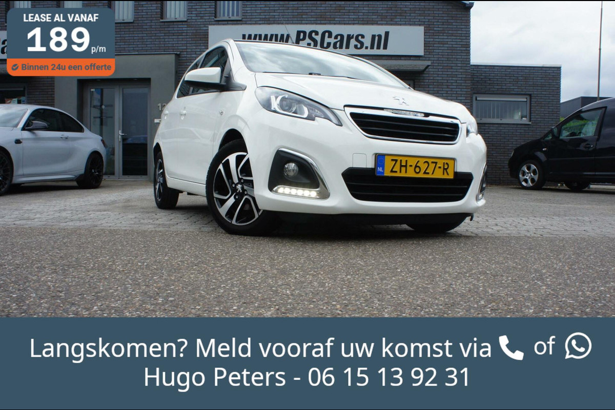 Peugeot 108 1.0 e-VTi 72pk Automaat Clima|Camera|CarPlay|Velgen