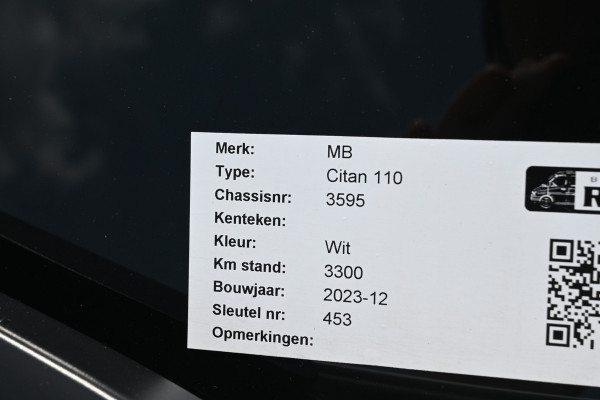 Mercedes-Benz Citan 110 CDI L1 Pro 3 Zitplaatsen, MBUX, Stoelverwarming